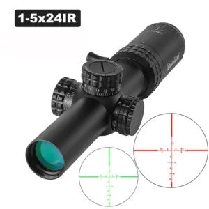 Red green reticle scope