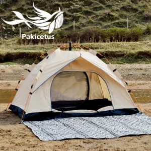 Waterproof golden outdoor tent